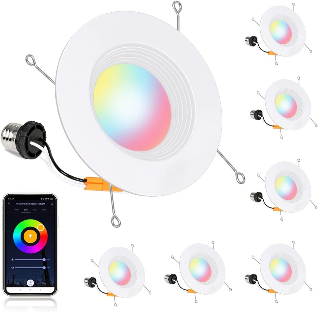 6 Inch Smart Wi-Fi Ultra Slim LED Recessed Lighting