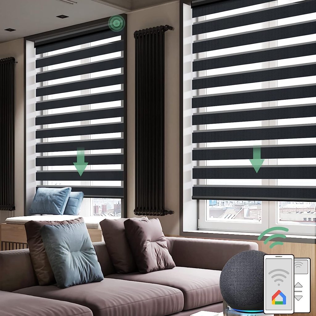 Yoolax Motorized Zebra Blinds