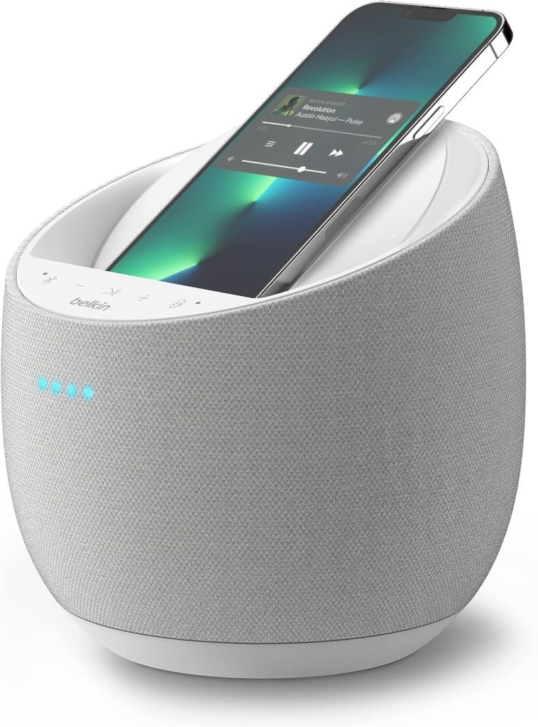 Belkin SOUNDFORM Elite Hi-Fi Smart Speaker + Wireless Charger