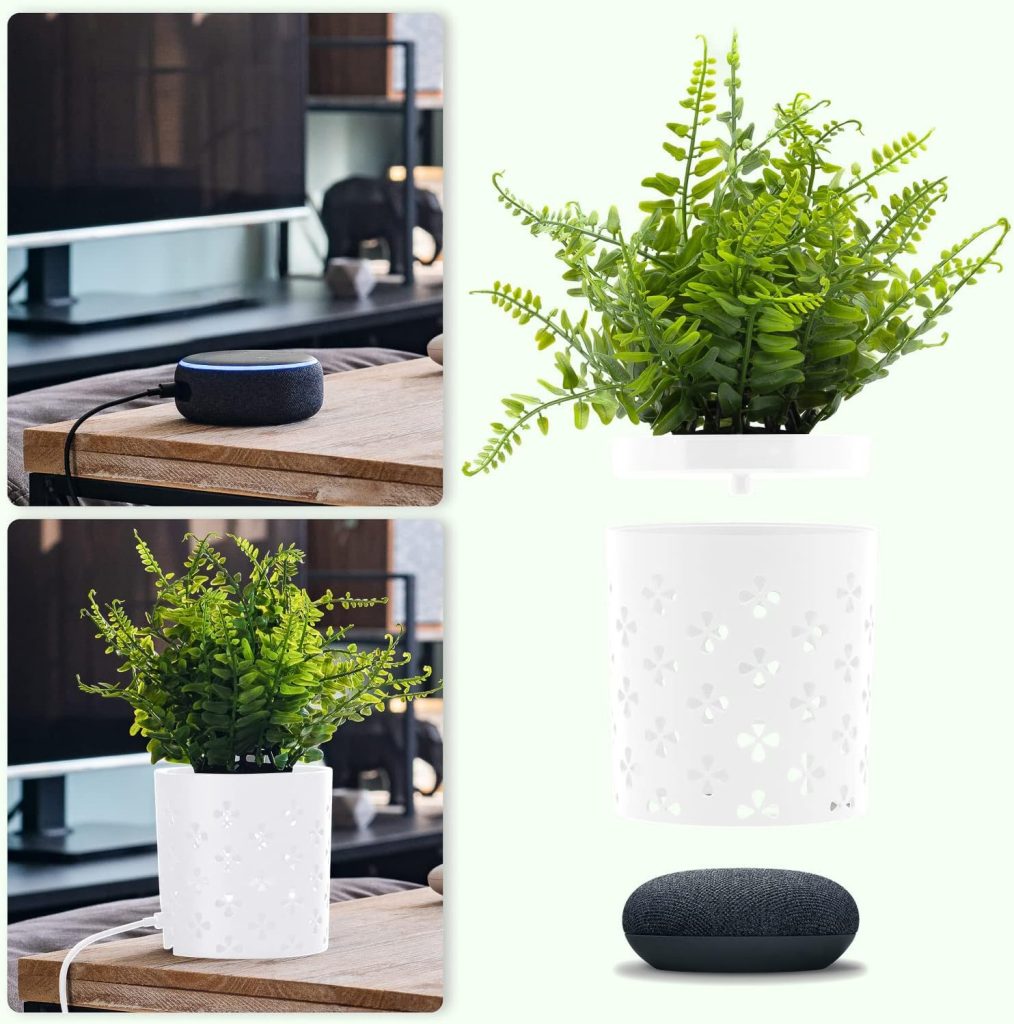 Fake Plants Smart Speaker Stand