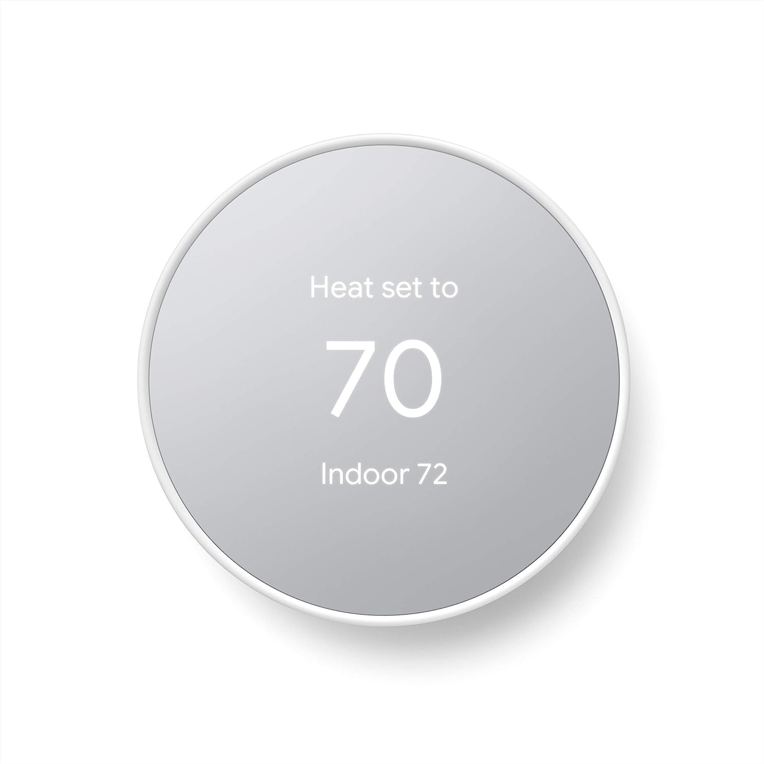 Google Nest Thermostat – Smart Thermostat for Home – Programmable Wifi Thermostat – Snow (Renewed)