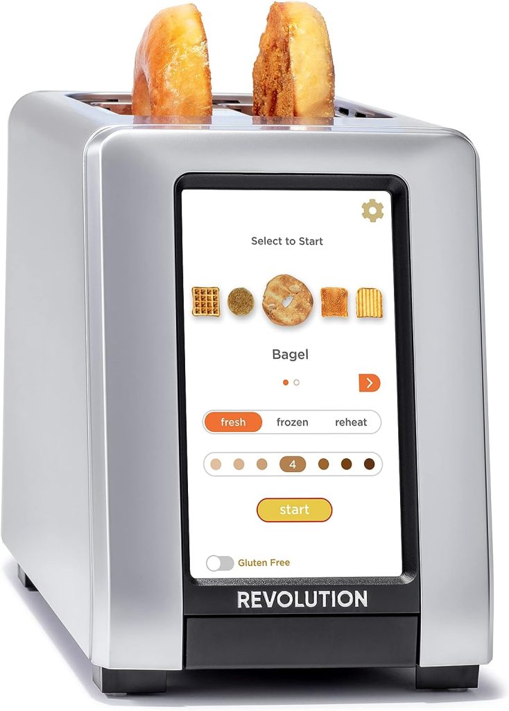 Revolution R270 Touchscreen Toaster with Patented InstaGLO® Technology – Brushed Platinum