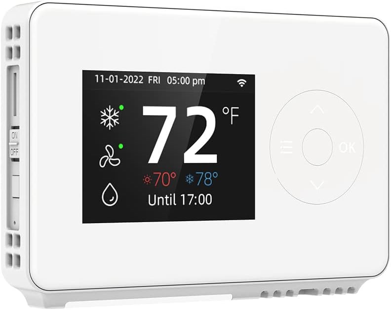 Vine Smart WiFi 7day/8period Programmable Thermostat Model TJ-225