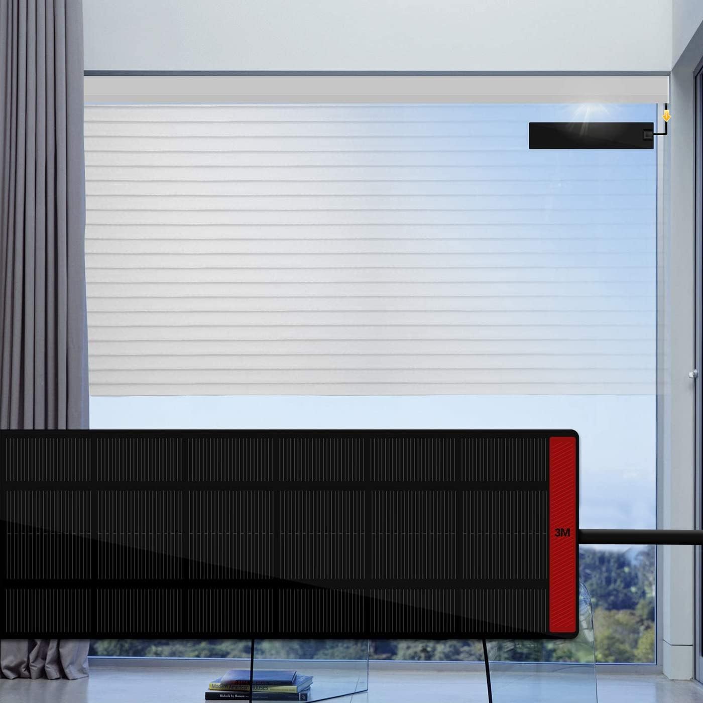 Yoolax Motorized Blind Shade for Window with Remote Control