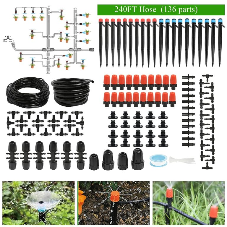 240FT Drip Irrigation System Kit