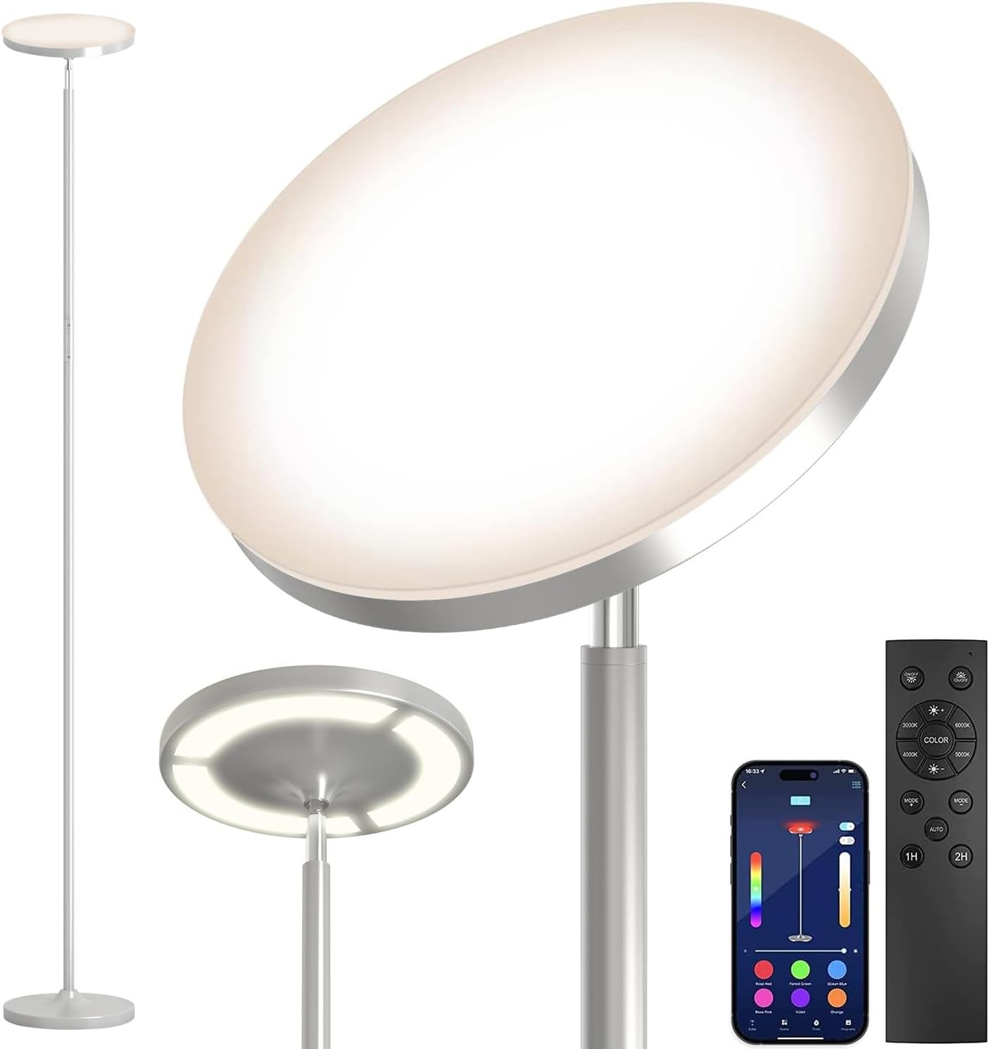 Keepsmile Double Side Lighting Led Floor Lamp