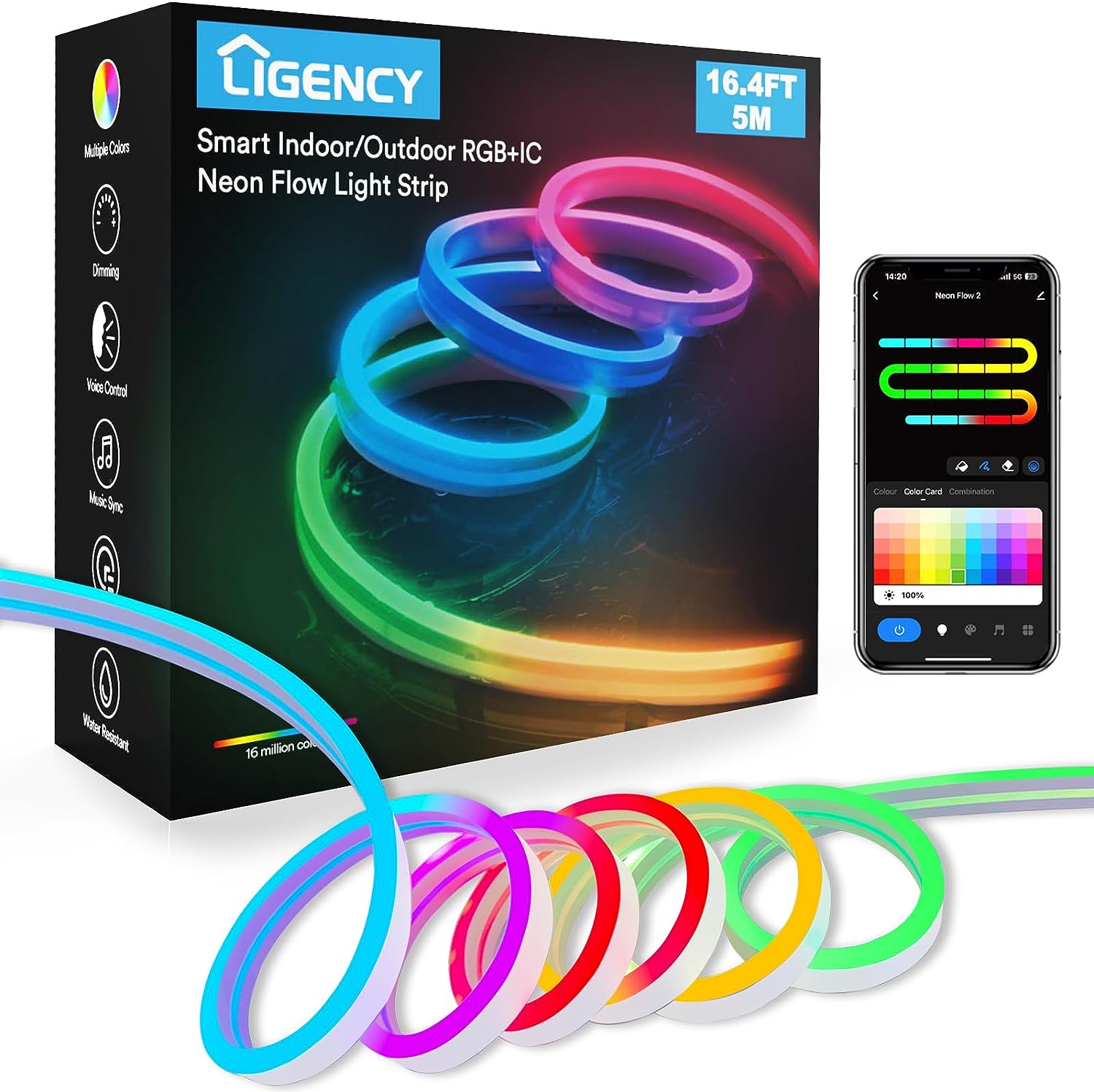 Ligency Neon Rope Lights