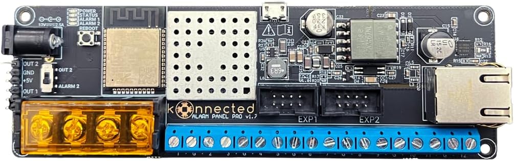 12-Zone Wired Smart Alarm Panel – Konnected Alarm Panel Pro