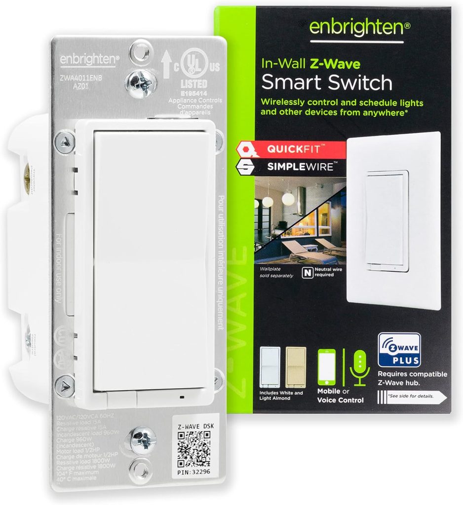Enbrighten Z-Wave in-Wall Smart Light Switch