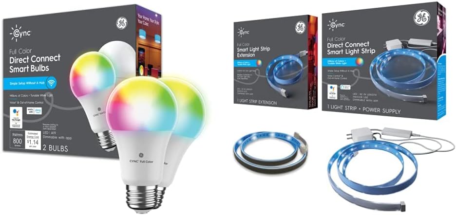 GE CYNC Smart LED Light Bulbs