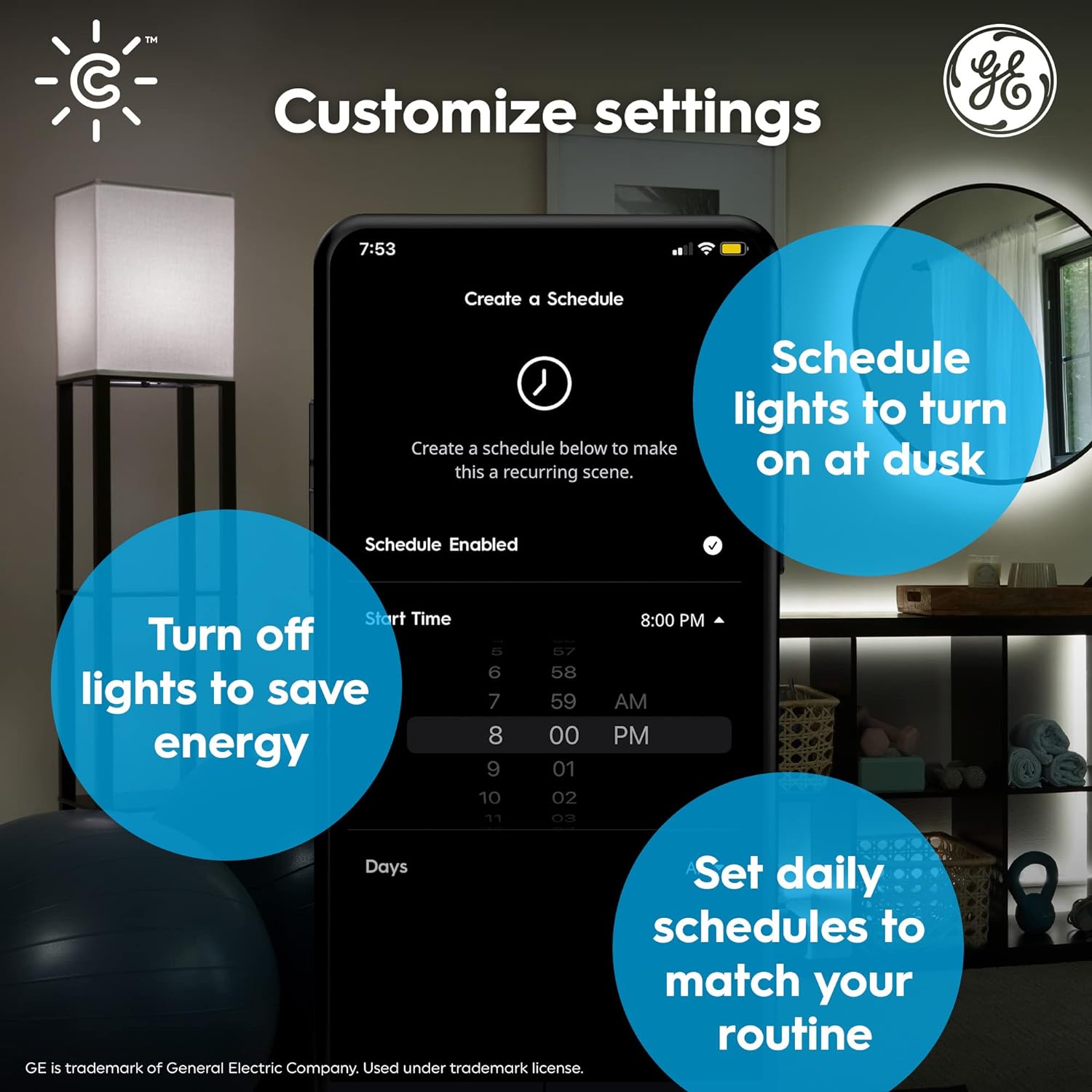 GE Cync Outdoor Smart Plug - Wi-Fi/Bluetooth Enabled For Patio Lights & Devices, Works With Alexa & Google Assistant