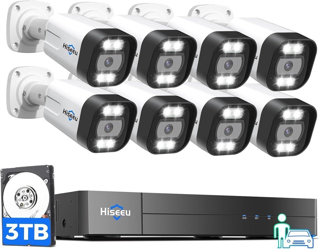 Hiseeu 4K PoE Security Camera System