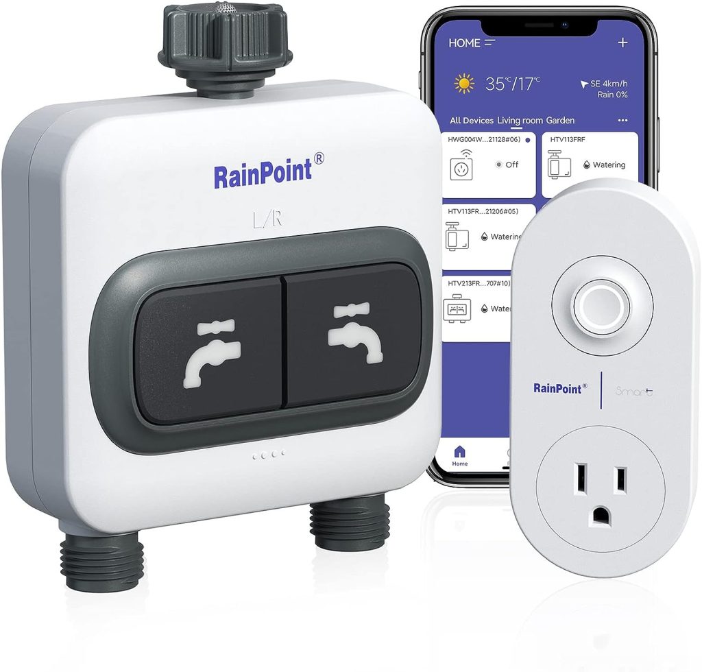 RAINPOINT 2-Zone WiFi Sprinkler Timer