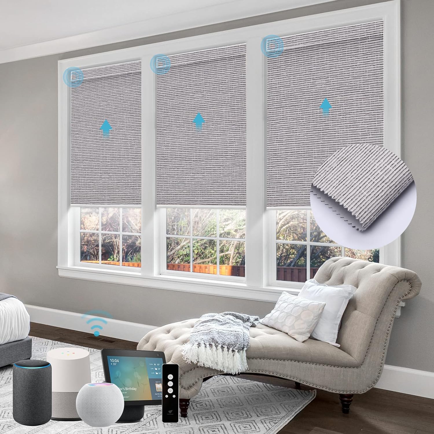 SmartWings Motorized Roller Shades