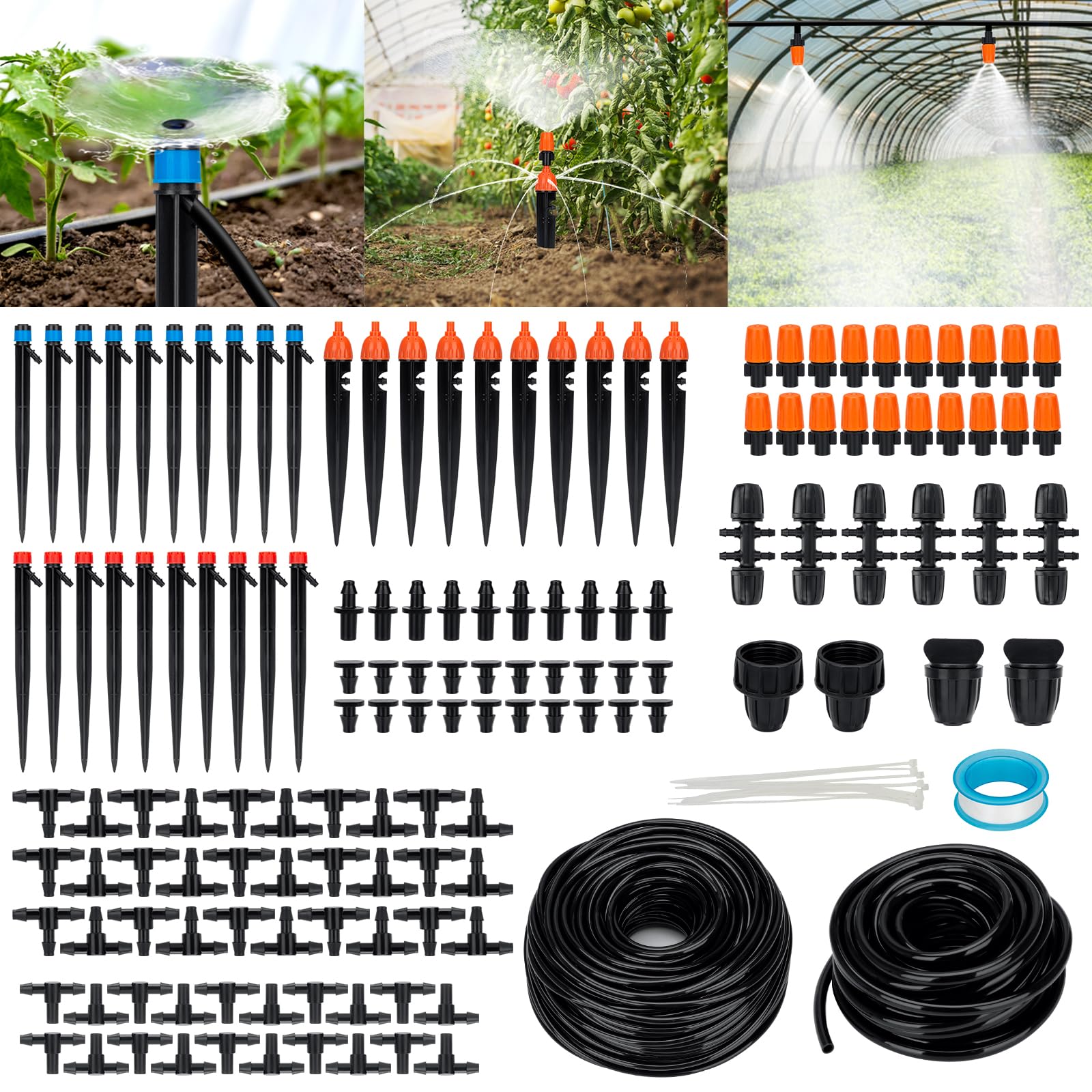 240FT Drip Irrigation System Kit