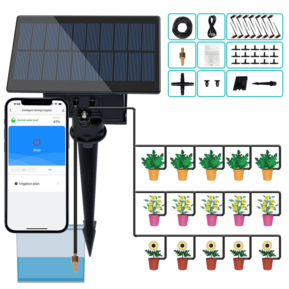 Solar WiFi Smart Automatic Watering System