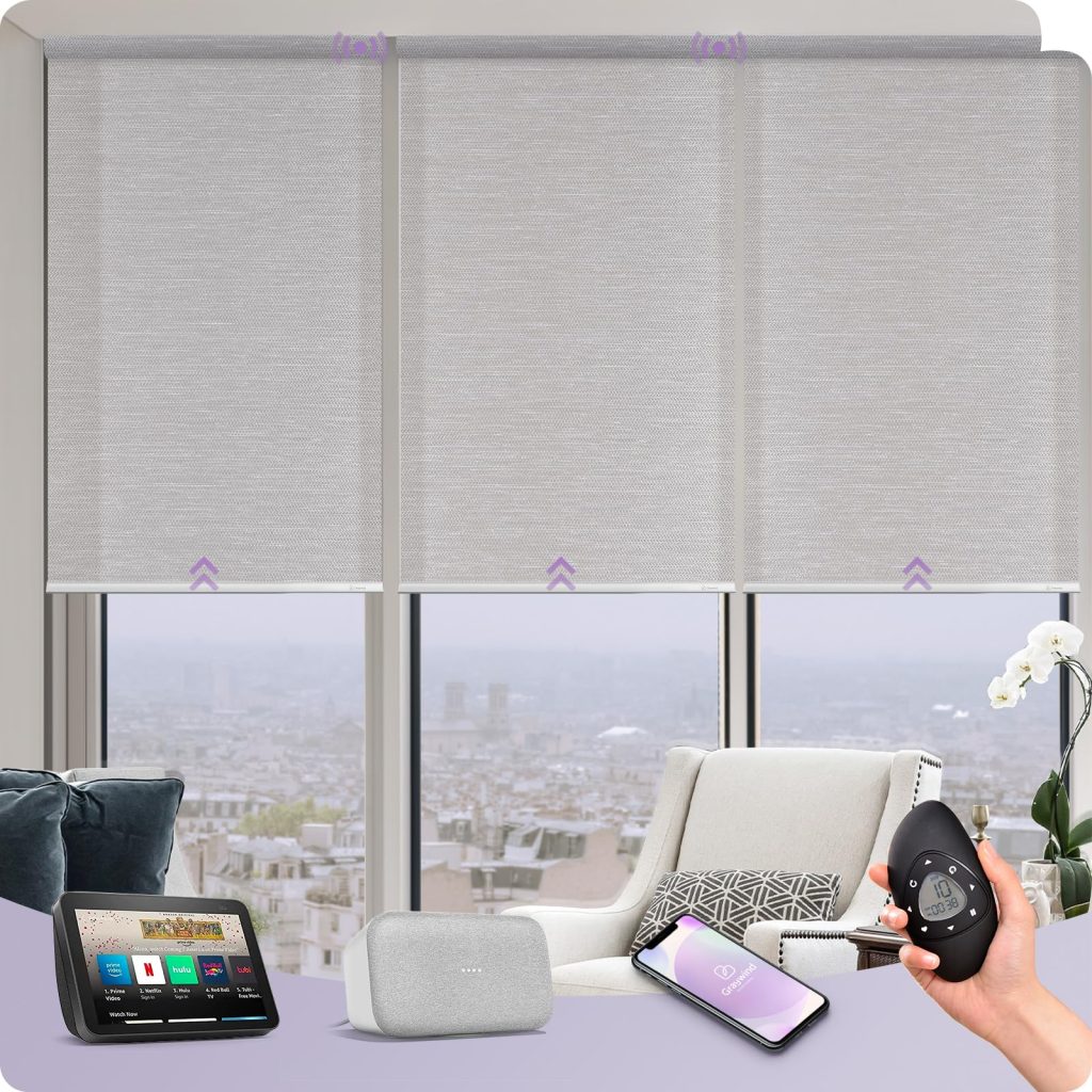 Graywind Motorized Light Filtering Shades