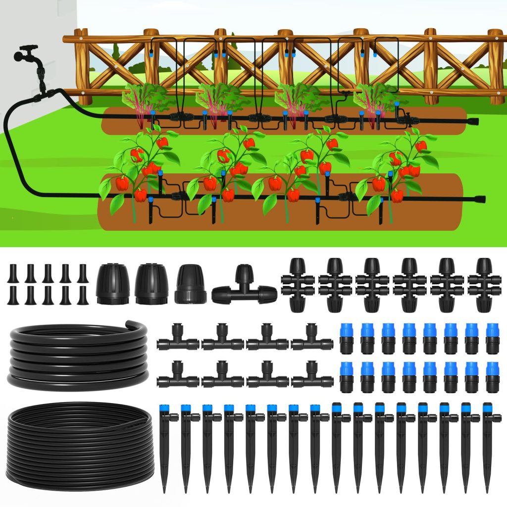 MIXC 230FT Drip Irrigation System