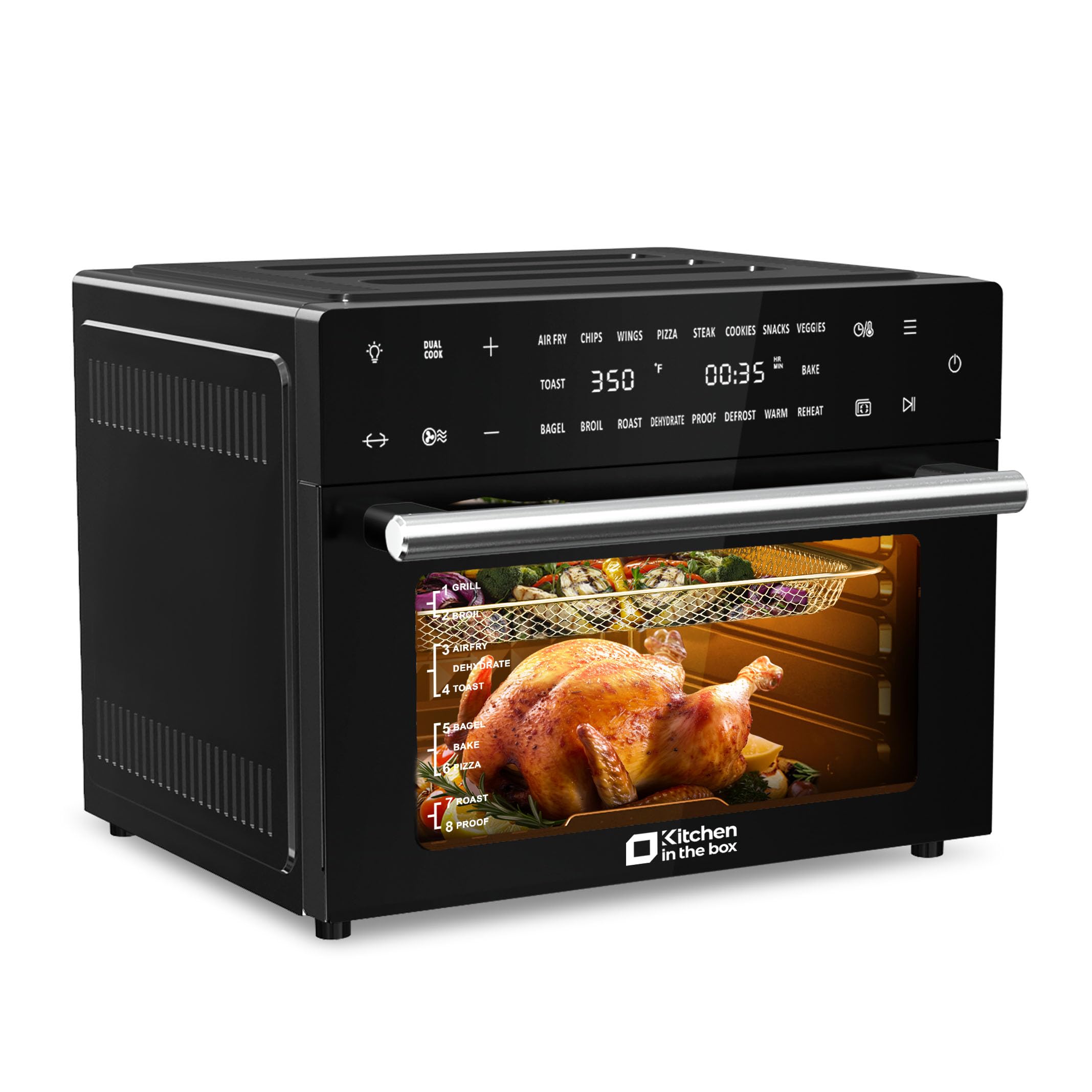 32 QT Digital Toaster Oven Air Fryer Combo