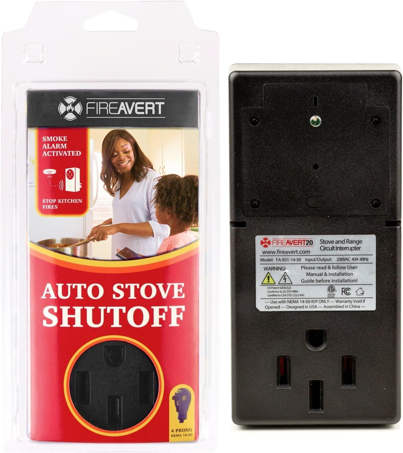 FireAvert – Electric Auto Stove Shut-Off Safety Device