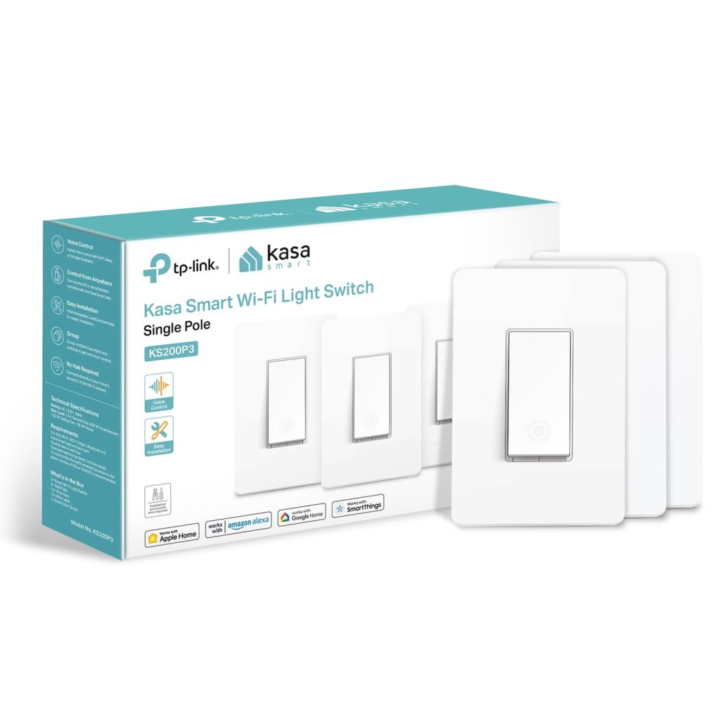 Kasa Apple HomeKit Smart Light Switch KS200P3