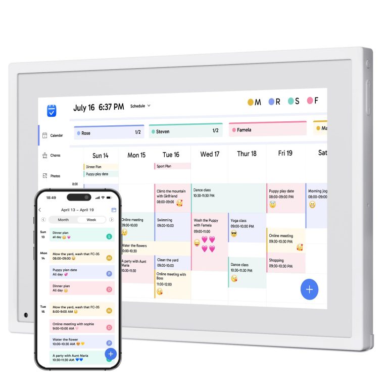 Dragon Touch 10.1 inch Digital Calendar Chore Chart
