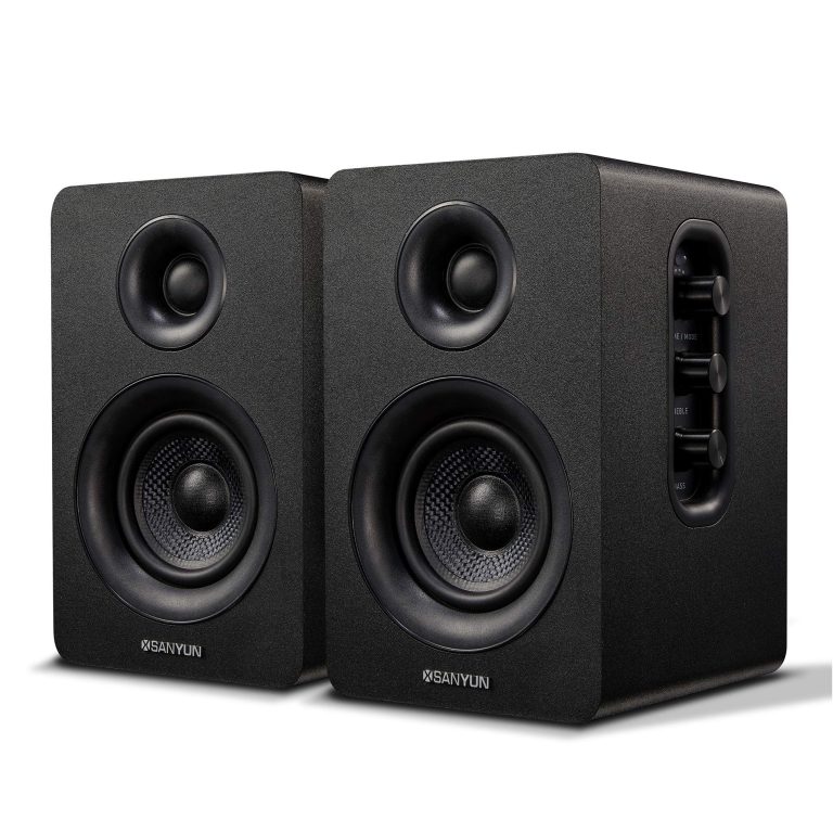 SW208 3″ Active Bluetooth 5.0 Bookshelf Speakers