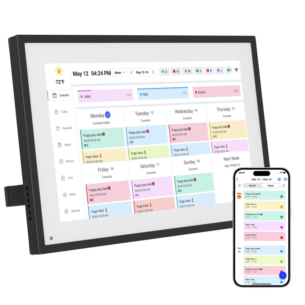 BQQJDD 10.1 Inch Digital Calendar