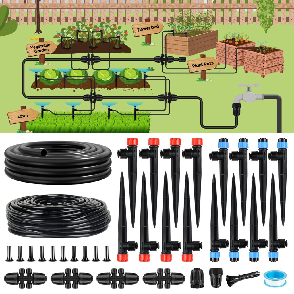 240FT Drip Irrigation System for Garden