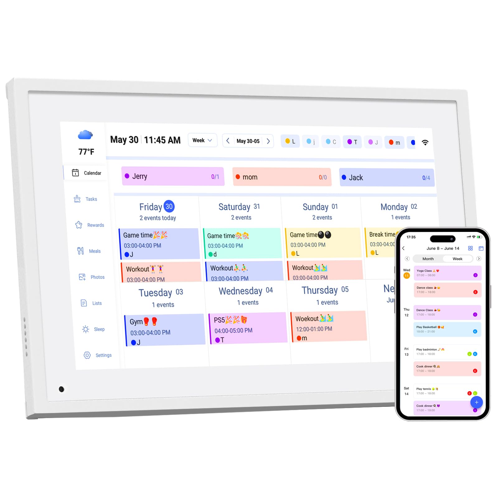 32GB FRAMEO 10.1 Inch Smart WiFi Digital Photo Frame