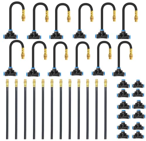 Mixc 100Ft 1/4″ Drip Irrigation System