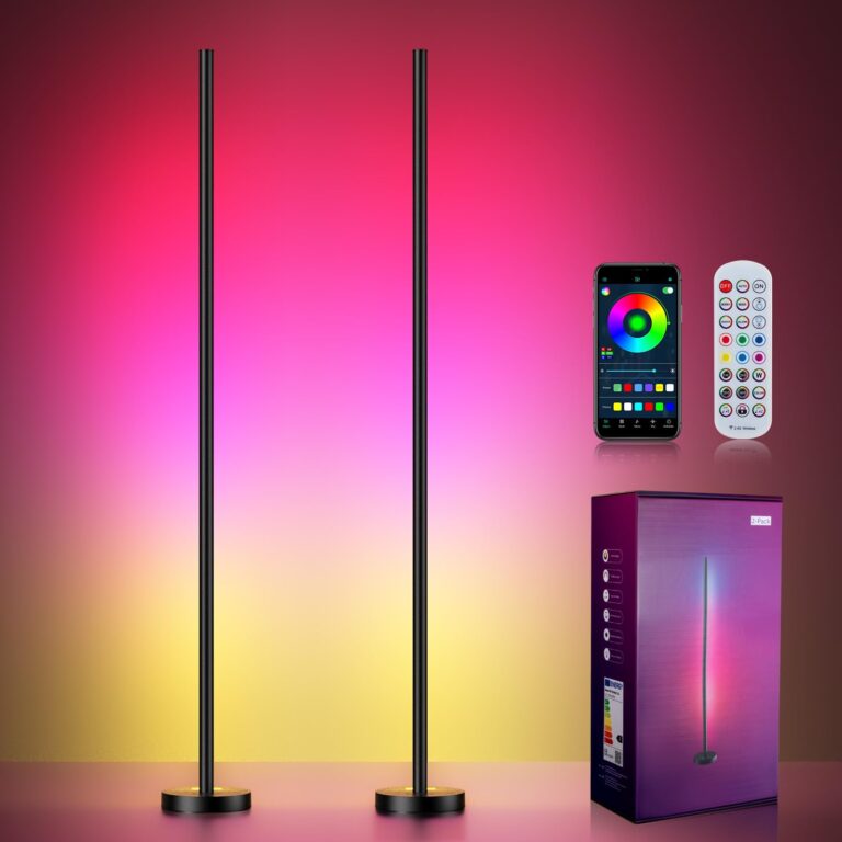 OIYN Smart RGBICW LED Corner Floor Lamp