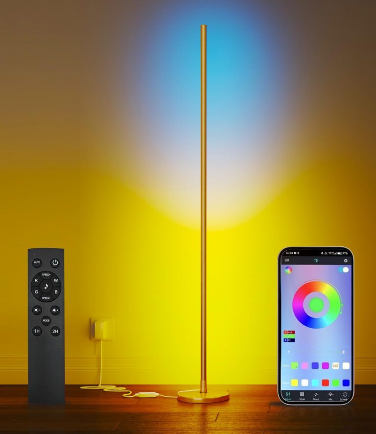 luckystyle Smart RGB Corner Floor Lamp