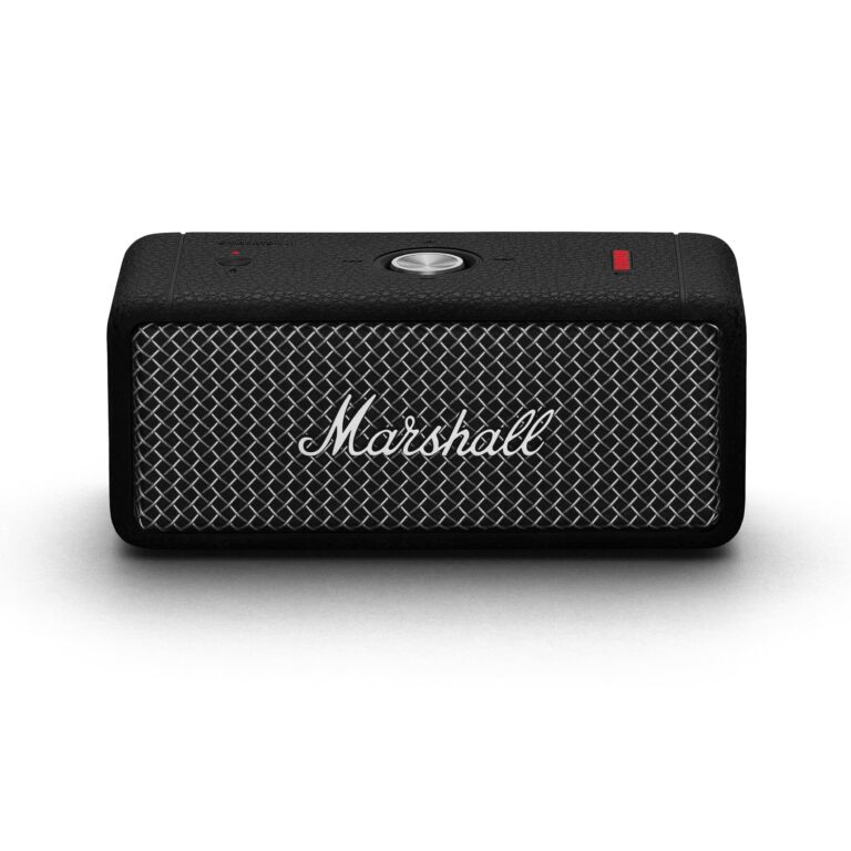 Marshall Emberton II Portable Bluetooth Speaker, Black & Brass