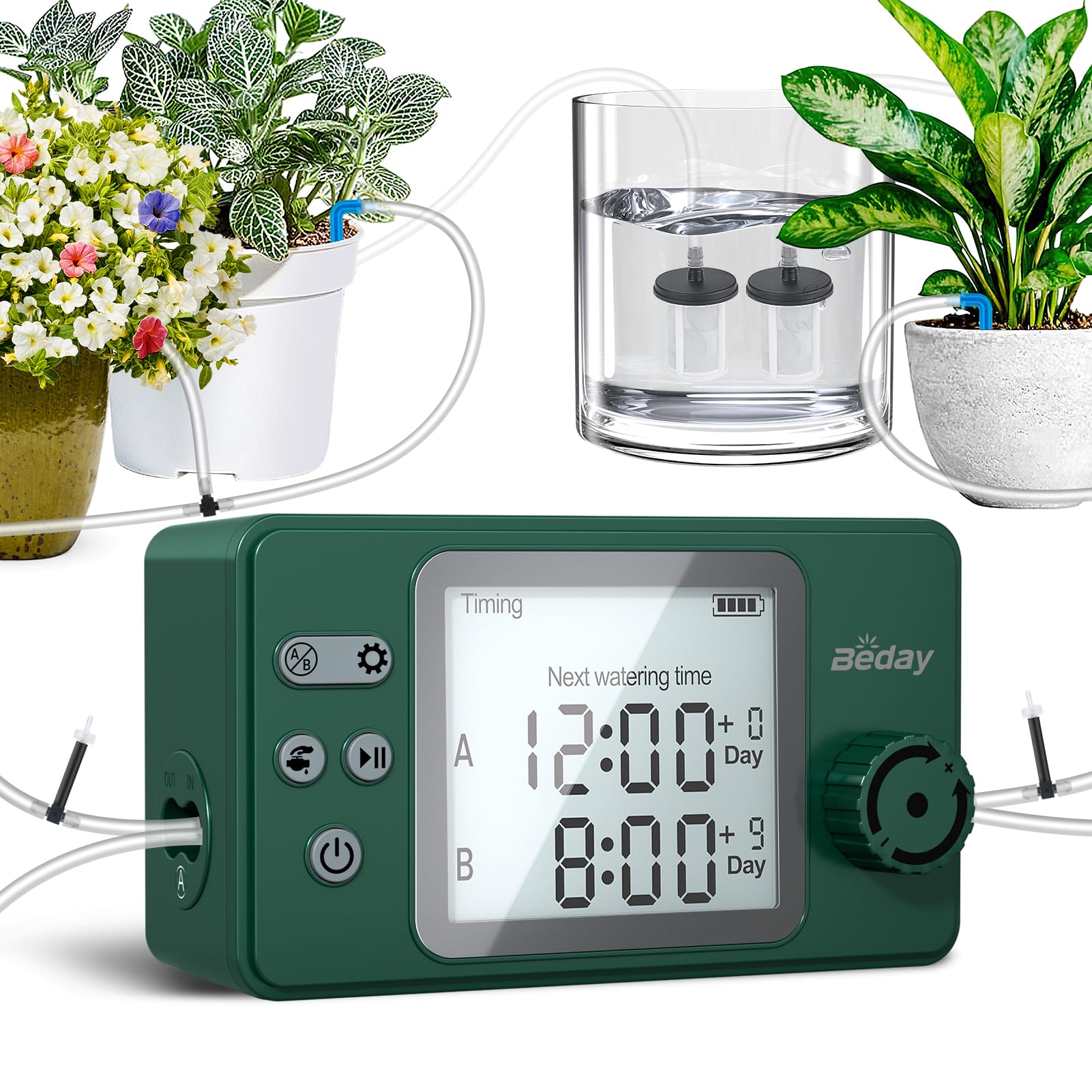 Solar Powered Dual Pump Drip Irrigation Kit