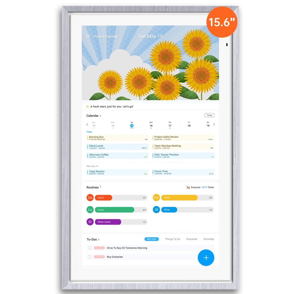 ApoloSign 15.6-inch Digital Calendar