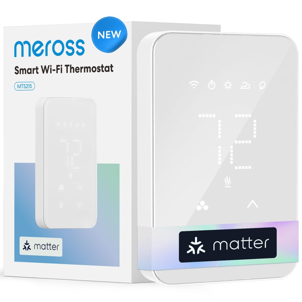 meross Matter Smart Thermostat for Electric Baseboard Heater