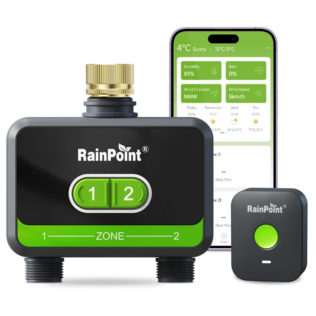 RainPoint WiFi Water Timer for Garden Hose