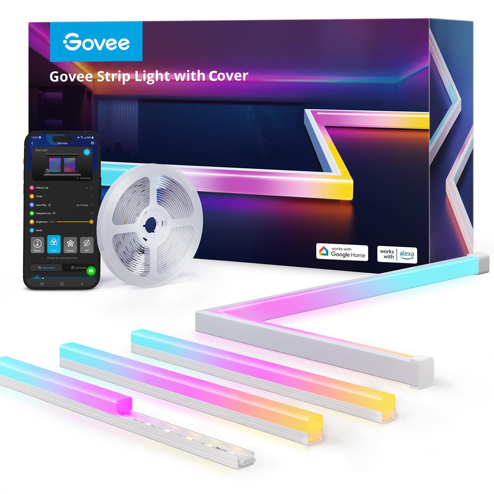 Govee RGBIC LED Strip Lights 32.8ft