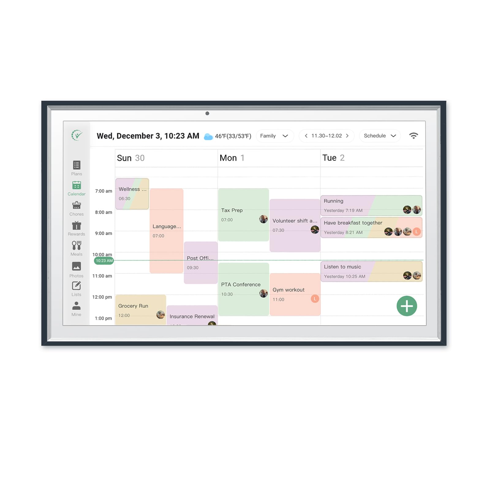 RROSKY WiFi Digital Calendar Smart Family Planner