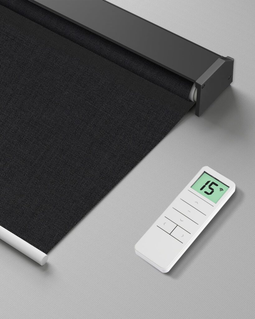 Tokblind Motorized Roller Shade with Remote Control