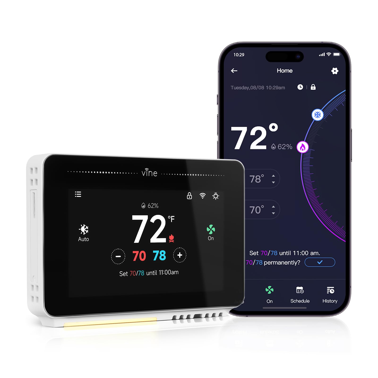 Vine Smart Thermostat for House