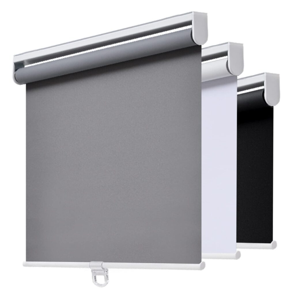 AOSKY Cordless Roller Shades Blackout Blinds
