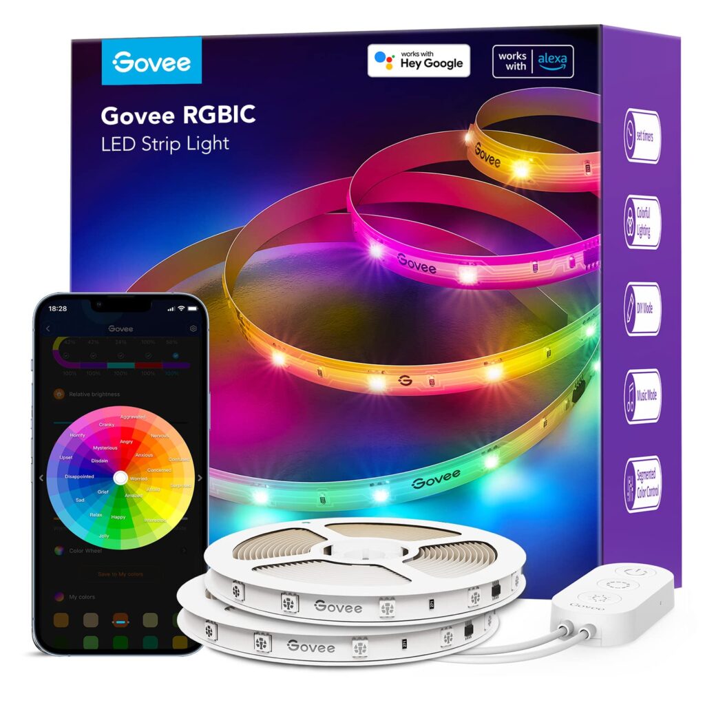 Govee 100ft RGBIC LED Strip Lights