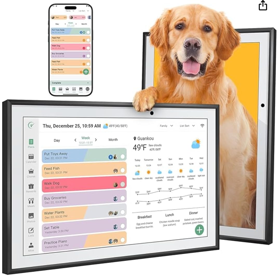 Digital Calendar 10.1 Inch Smart Electronic Family Planner