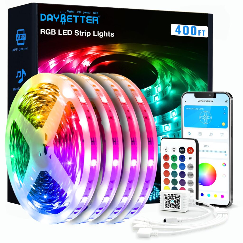 DAYBETTER LED Strip Lights 130ft