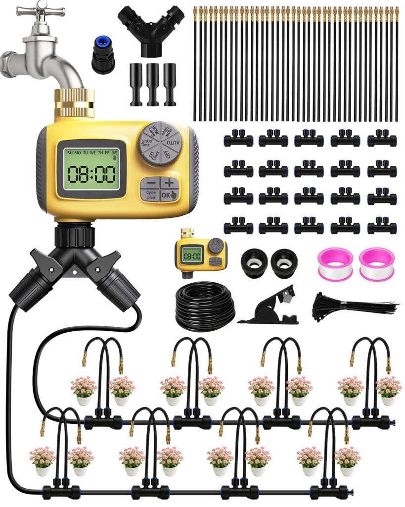 MQJIAZHI 246FT Drip Irrigation System