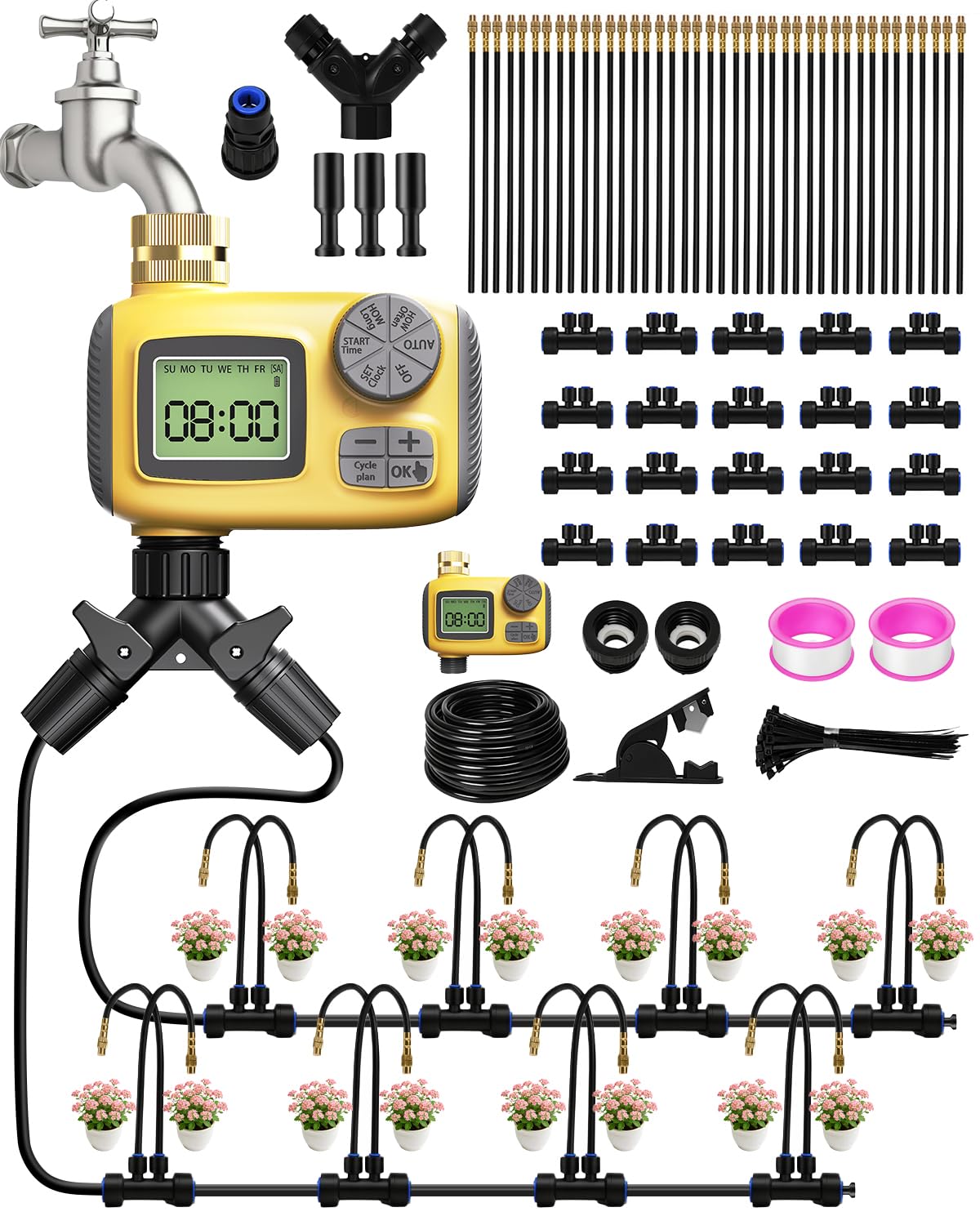 MQJIAZHI 246FT Drip Irrigation System