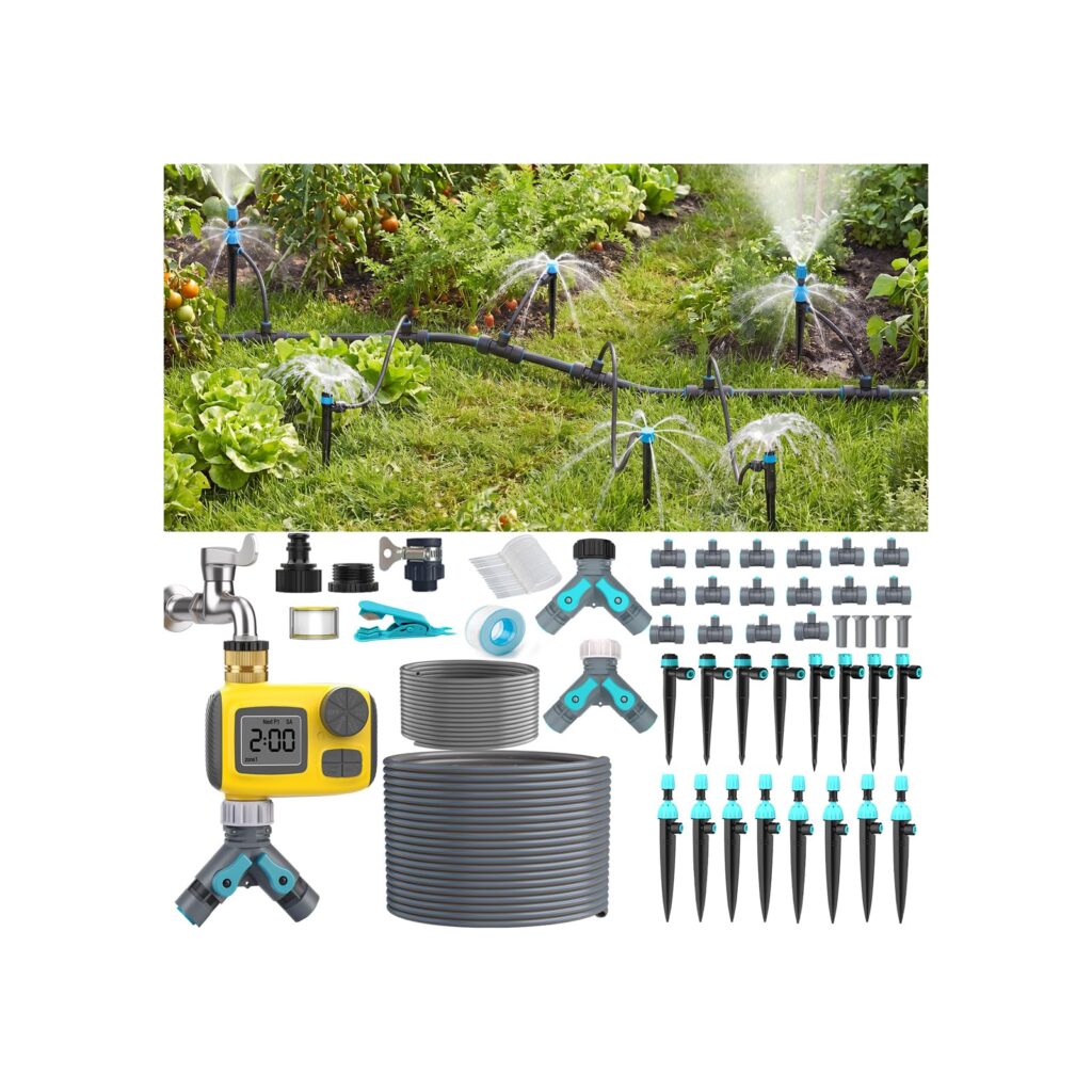 TRJZWA 100FT Drip Irrigation System Kit