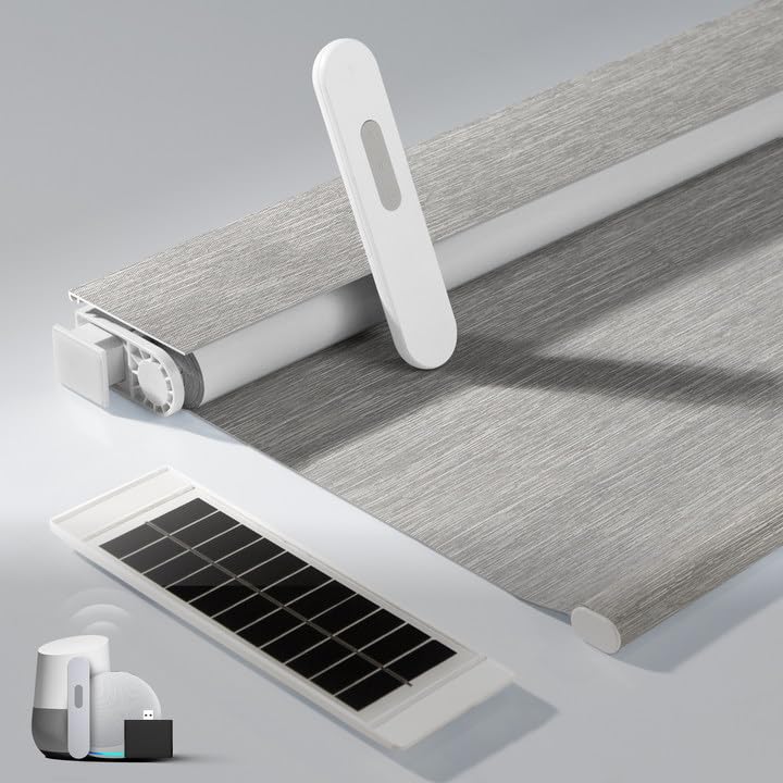 No Drill Motorized Blinds with Remote